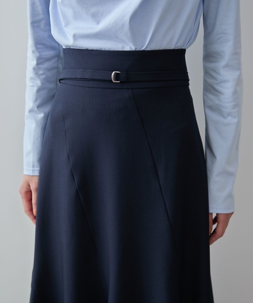 VIS（ビス）の「エスカルゴ切替マーメイドスカート（スカート・レディース・チャコールグレー/ベージュ/ネイビー・S/M）」の19枚目の写真