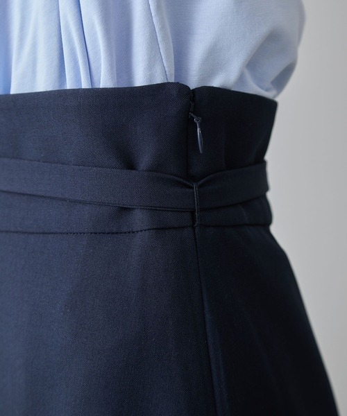 VIS（ビス）の「エスカルゴ切替マーメイドスカート（スカート・レディース・チャコールグレー/ベージュ/ネイビー・S/M）」の21枚目の写真