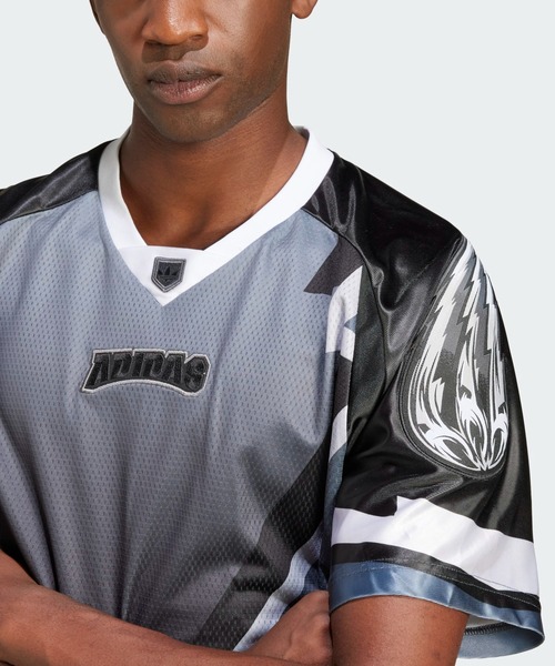 adidas（アディダス）の「Adilenium シーズン 3 チームジャージー / アディダスオリジナルス adidas Originals（Tシャツ/カットソー・メンズ・イエロー/レッド/ブラック・XX-LARGE/3XL/LARGE/MEDIUM/X-LARGE/SMALL/X-SMALL）」の5枚目の写真