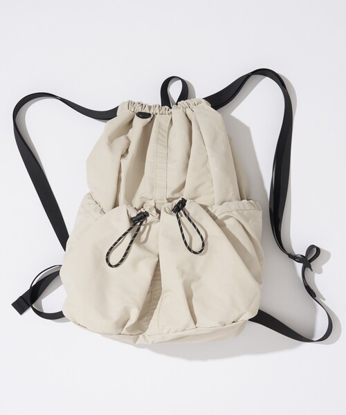 FREAK'S STORE（フリークスストア）の「限定展開 リップストップ ナイロン バックパック（バックパック/リュック・メンズ・ブラック/ベージュ・FREE）」の15枚目の写真
