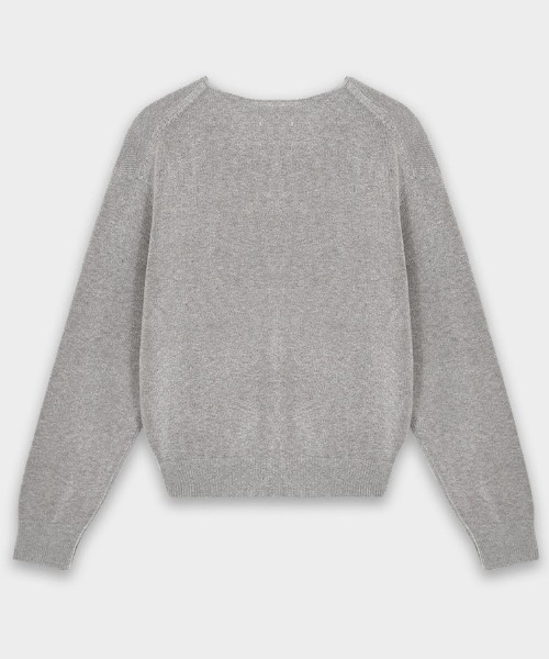 BEIDELLI（ベイデリー）の「[BELLIDE MADE] マーリンペンダントVネックカーディガン（カーディガン/ボレロ・レディース・グリーン/ネイビー/グレー/ブラック/アイボリー・FREE）」の6枚目の写真