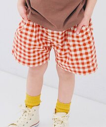 p.premier | 【ジュニア対応】ギンガムチェックハーフパンツ(その他パンツ)