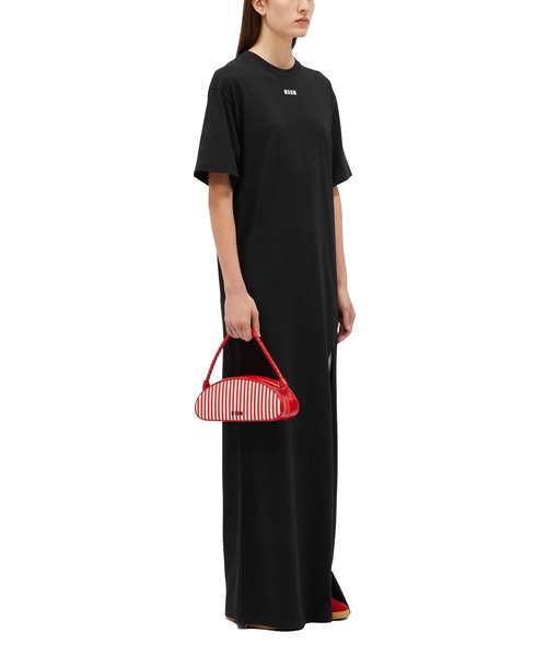 MSGM(エムエスジーエム)の「サイドスリットロングワンピース(ワンピース・レディース・ブラック・S/M)」の4枚目の写真