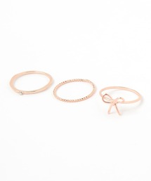 tiny tiny（ティニーティニー）の「3SETリング[tiny tiny(ティニーティニー)]（リング）」