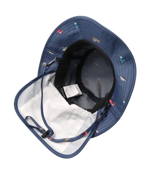 Kids Foret（キッズフォーレ）の「働く車柄撥水ハット・帽子（ハット・キッズ・ネイビー/ベージュ・50/52/54/56）」の6枚目の写真