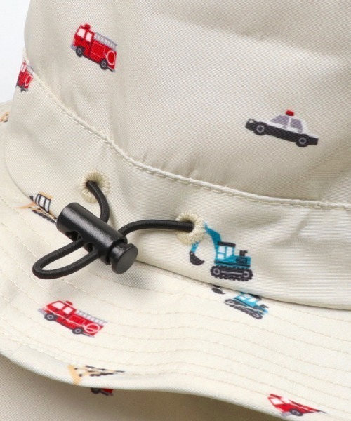 Kids Foret（キッズフォーレ）の「働く車柄撥水ハット・帽子（ハット・キッズ・ネイビー/ベージュ・50/52/54/56）」の7枚目の写真