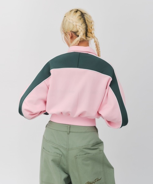 atmos pink(アトモスピンク)の「atmos pink Track Jacket / アトモス ピンク トラック ジャケット(その他アウター・レディース・ブラック/ピンク/ネイビー・FREE)」の22枚目の写真