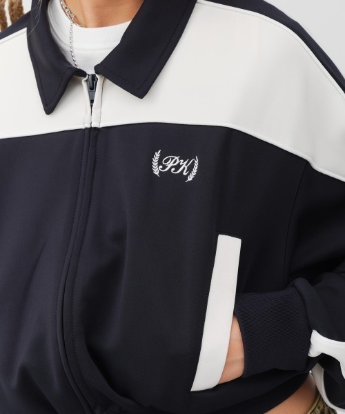 atmos pink(アトモスピンク)の「atmos pink Track Jacket / アトモス ピンク トラック ジャケット(その他アウター・レディース・ブラック/ピンク/ネイビー・FREE)」の5枚目の写真