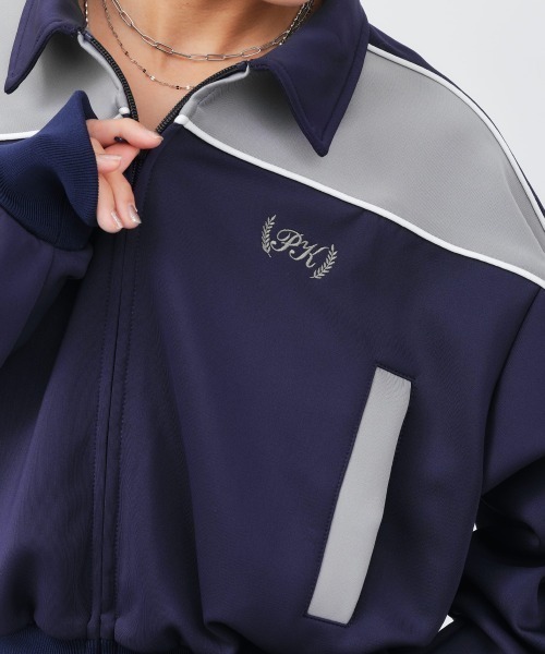 atmos pink(アトモスピンク)の「atmos pink Track Jacket / アトモス ピンク トラック ジャケット(その他アウター・レディース・ブラック/ピンク/ネイビー・FREE)」の13枚目の写真