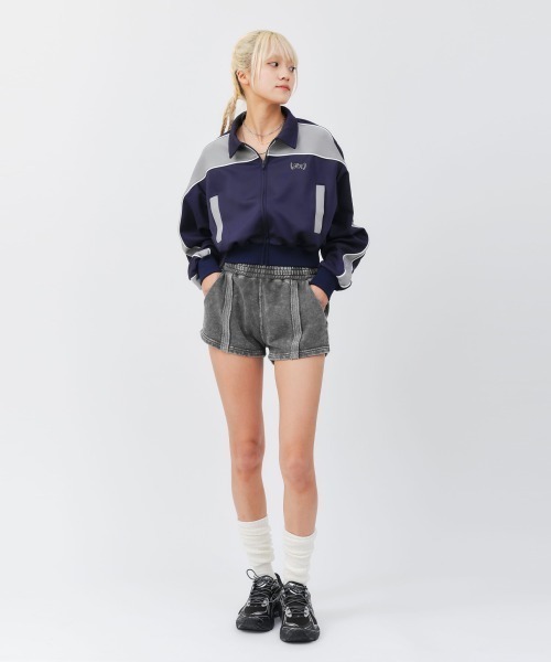 atmos pink(アトモスピンク)の「atmos pink Track Jacket / アトモス ピンク トラック ジャケット(その他アウター・レディース・ブラック/ピンク/ネイビー・FREE)」の12枚目の写真