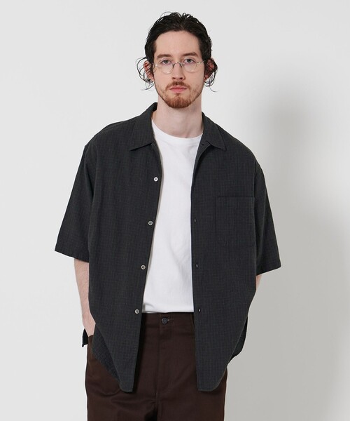 Steven Alan＞ C/L ブレンド チェック ALINE LOOSE CASUAL BOX