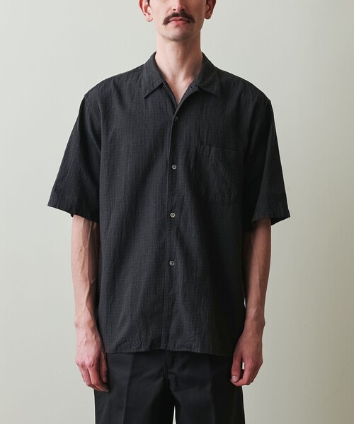 Steven Alan(スティーブンアラン)の「<Steven Alan> C/L ブレンド チェック ALINE LOOSE CASUAL BOX(シャツ/ブラウス・メンズ・ナチュラル/ブラック・S/M/L/XL)」の11枚目の写真