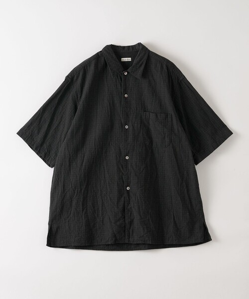 Steven Alan(スティーブンアラン)の「<Steven Alan> C/L ブレンド チェック ALINE LOOSE CASUAL BOX(シャツ/ブラウス・メンズ・ナチュラル/ブラック・S/M/L/XL)」の20枚目の写真