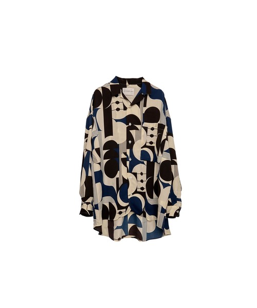INTERPLAY（インタープレイ）の「【INTERPLAY】Open Collar Over Size Shirt【4：Pattern】-2（シャツ/ブラウス・メンズ・ベージュ系/ピンク系その他2/ネイビー系/ホワイト系/ピンク系その他・FREE）」の13枚目の写真