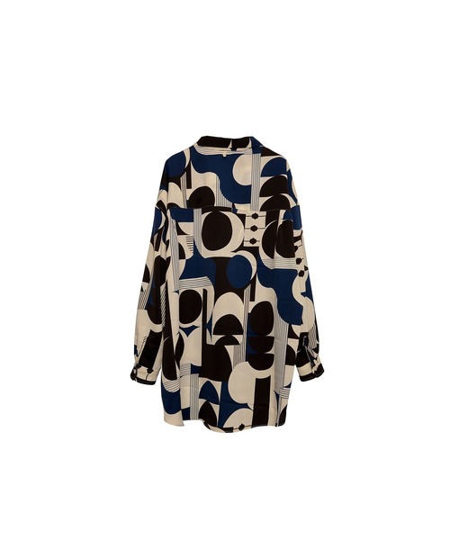 INTERPLAY（インタープレイ）の「【INTERPLAY】Open Collar Over Size Shirt【4：Pattern】-2（シャツ/ブラウス・メンズ・ベージュ系/ピンク系その他2/ネイビー系/ホワイト系/ピンク系その他・FREE）」の14枚目の写真