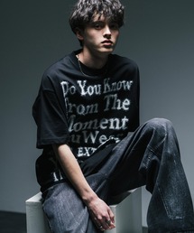 Rocky Monroe（ロッキーモンロー）の「オーバーサイズ ロープ刺繍ロゴ半袖Tシャツ（Tシャツ/カットソー・メンズ）」