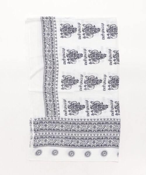 チャイハネ（チャイハネ）の「【チャイハネ】クリシュナ大判ショール（ストール/ショール・レディース・パープル/グリーン/ホワイト/ブラック・FREE）」の2枚目の写真