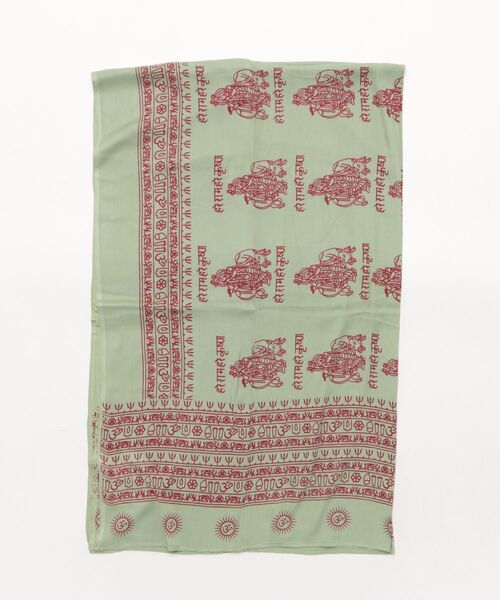 チャイハネ（チャイハネ）の「【チャイハネ】クリシュナ大判ショール（ストール/ショール・レディース・パープル/グリーン/ホワイト/ブラック・FREE）」の7枚目の写真