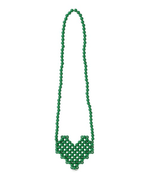 こども ビームス（コドモビームス）の「【別注】blicenscell / ハートビーズ 2025（ショルダーバッグ・キッズ・グリーン/レッド系その他/パープル系その他4/ホワイト系その他2・ONE SIZE）」の3枚目の写真