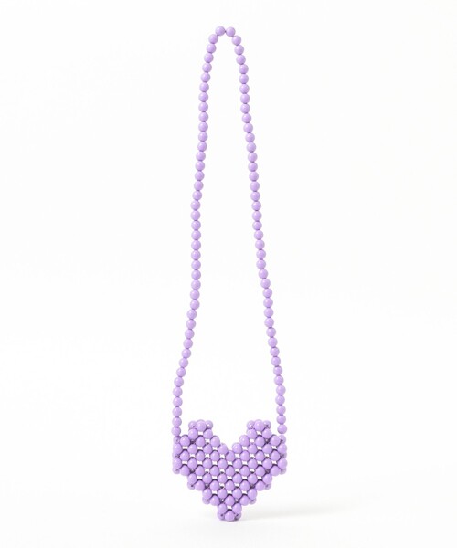 こども ビームス（コドモビームス）の「【別注】blicenscell / ハートビーズ 2025（ショルダーバッグ・キッズ・グリーン/レッド系その他/パープル系その他4/ホワイト系その他2・ONE SIZE）」の6枚目の写真