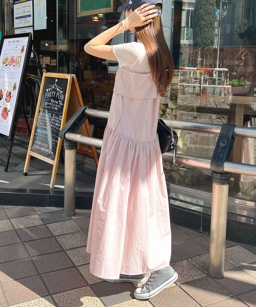 ワンピース 一部店舗限定/UVカット/洗える】タイプライター サック風 ワンピース