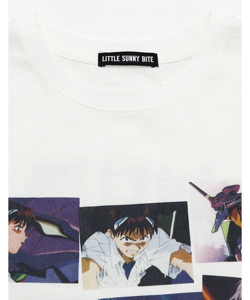 Little sunny bite（リトルサニーバイト）の「evangelion x little sunny bite long tee（Tシャツ/カットソー・レディース・ホワイト/ピンク/ブラック・SMALL/MEDIUM）」の6枚目の写真