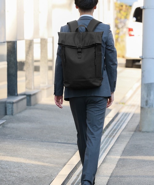 VitaFelice（ヴィータフェリーチェ）の「ユニセックス撥水リュック 大きめ 大容量 バックパック 通勤バッグ リュックサック A4 通勤通学 デイバッグ タウンユース（バックパック/リュック・メンズ・グレー/ブラック・FREE）」の18枚目の写真