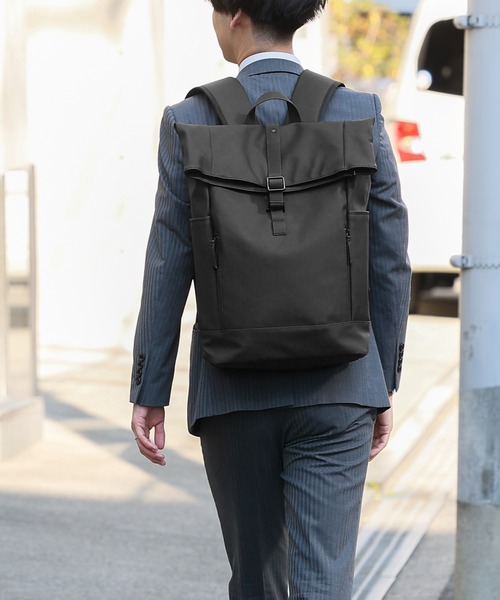 VitaFelice（ヴィータフェリーチェ）の「ユニセックス撥水リュック 大きめ 大容量 バックパック 通勤バッグ リュックサック A4 通勤通学 デイバッグ タウンユース（バックパック/リュック・メンズ・グレー/ブラック・FREE）」の17枚目の写真