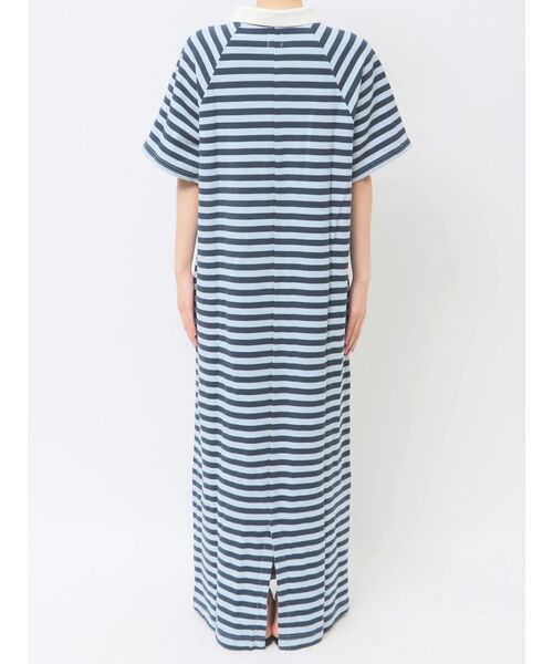 Ungrid（アングリッド）の「ビッグシルエットボーダーワンピース（ワンピース・レディース・ブルー/オレンジ・FREE）」の14枚目の写真