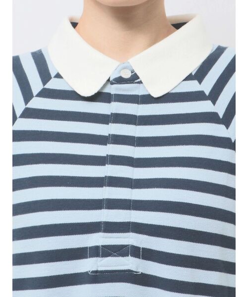 Ungrid（アングリッド）の「ビッグシルエットボーダーワンピース（ワンピース・レディース・ブルー/オレンジ・FREE）」の15枚目の写真