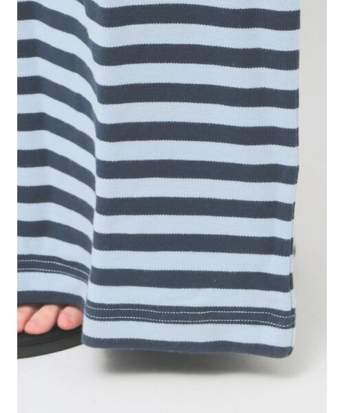 Ungrid（アングリッド）の「ビッグシルエットボーダーワンピース（ワンピース・レディース・ブルー/オレンジ・FREE）」の17枚目の写真