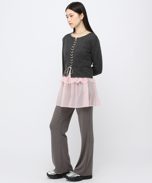 ALAND（エーランド）の「【販売NG】3.3Field Trip／フリルレイヤードワンピース（ワンピース・レディース・ホワイト/ライトブルー/ブラック・FREE）」の11枚目の写真