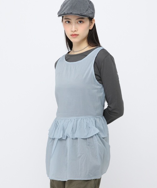 ALAND（エーランド）の「【販売NG】3.3Field Trip／フリルレイヤードワンピース（ワンピース・レディース・ホワイト/ライトブルー/ブラック・FREE）」の19枚目の写真