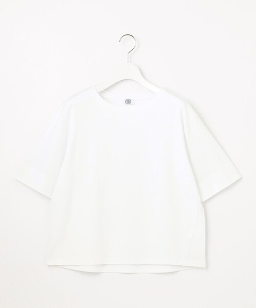 J.PRESS Ladies(J.プレス レディス)の「【洗える】フライスジャージー カットソー(Tシャツ/カットソー・レディース・ブラック系/ふじ色系/ホワイト系・SMALL)」の10枚目の写真
