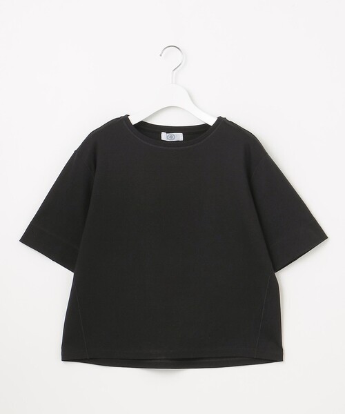 J.PRESS Ladies(J.プレス レディス)の「【洗える】フライスジャージー カットソー(Tシャツ/カットソー・レディース・ブラック系/ふじ色系/ホワイト系・SMALL)」の11枚目の写真