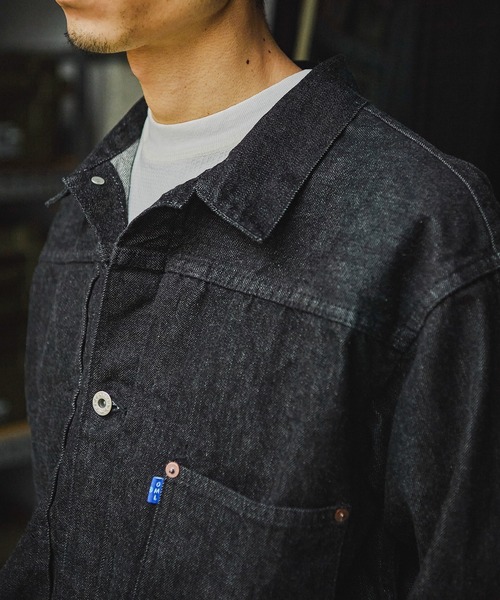 GORDON MILLER（ゴードンミラー）の「REMI RELIEF GORDON MILLER別注 デニムジャケット（デニムジャケット・メンズ・ブラック・M/L）」の6枚目の写真
