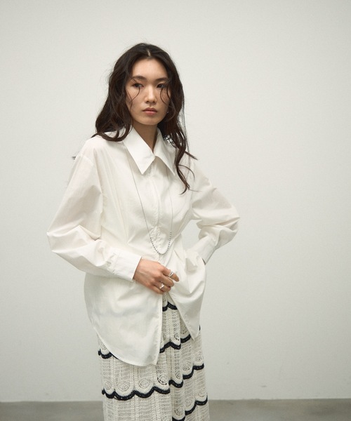 Lutim by u（ルチバイユー）の「Worsted double-zip shirt / ウエス