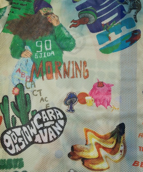 go slow caravan（ゴースローキャラバン）の「メッシュ防蚊加工 総柄プリントパーカーJKT（パーカー・メンズ・その他1/パープル系その他・SMALL/MEDIUM/LARGE/X-LARGE）」の16枚目の写真