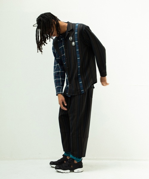STOF(ストフ)の「MIX LAYERD PANTS(その他パンツ・メンズ・ブラック/ナチュラル・S/M)」の11枚目の写真