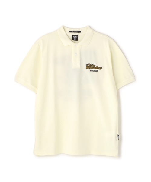 AVIREX(アヴィレックス)の「《直営店限定》FADE WASH EMB POLO "BUMBLE BEE" / フェイドウォッシュ 刺繍ポロ / AVIREX / アヴィレックス(ポロシャツ・メンズ・サックスブルー/チャコール/オフホワイト・X-LARGE/LARGE/MEDIUM/XX-LARGE)」の9枚目の写真