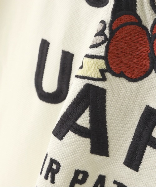 AVIREX(アヴィレックス)の「《直営店限定》FADE WASH EMB POLO "BUMBLE BEE" / フェイドウォッシュ 刺繍ポロ / AVIREX / アヴィレックス(ポロシャツ・メンズ・サックスブルー/チャコール/オフホワイト・X-LARGE/LARGE/MEDIUM/XX-LARGE)」の10枚目の写真