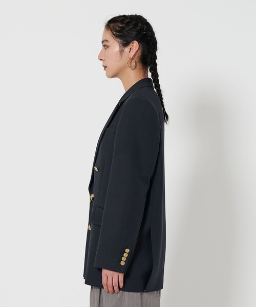 セール】ポリエステルブレンド ダブル ジャケット（テーラード