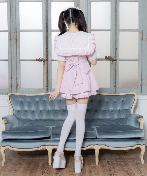 DearMyLove（ディアマイラブ）の「レース重ねセーラーリボン