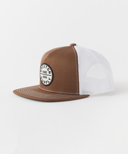 BRIXTON（ブリクストン）の「BRIXTON/ブリクストン OATH MP TRUCKER HAT キャップ（キャップ・メンズ・ブラウン・FREE）」の8枚目の写真