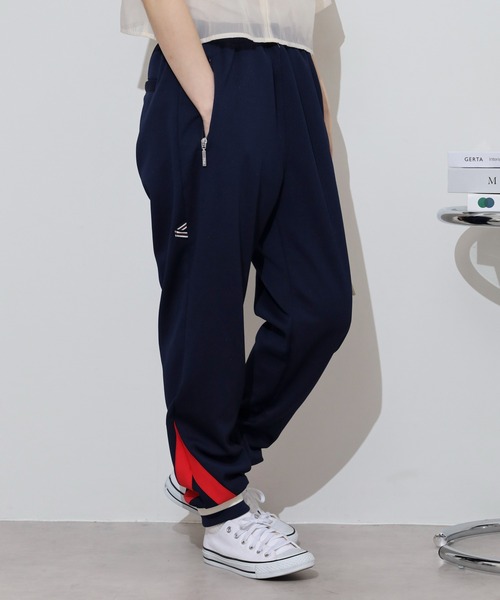 FILA HERITAGE（フィラヘリテージ）の「FILA HERITAGE TRACK PANTS 鹿の子 リブ ライン トラックパンツ セットアップ可能（その他パンツ・メンズ・ブラック/ネイビー・L/XL/M）」の9枚目の写真