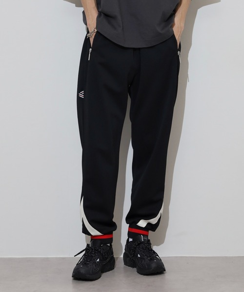 FILA HERITAGE（フィラヘリテージ）の「FILA HERITAGE TRACK PANTS 鹿の子 リブ ライン トラックパンツ セットアップ可能（その他パンツ・メンズ・ブラック/ネイビー・L/XL/M）」の15枚目の写真