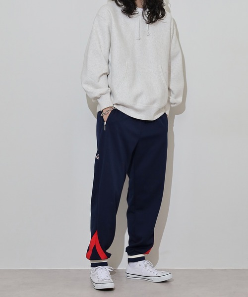 FILA HERITAGE（フィラヘリテージ）の「FILA HERITAGE TRACK PANTS 鹿の子 リブ ライン トラックパンツ セットアップ可能（その他パンツ・メンズ・ブラック/ネイビー・L/XL/M）」の22枚目の写真