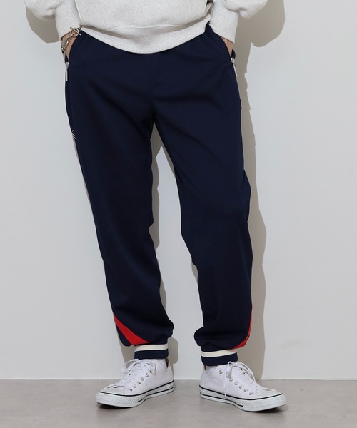 FILA HERITAGE（フィラヘリテージ）の「FILA HERITAGE TRACK PANTS 鹿の子 リブ ライン トラックパンツ セットアップ可能（その他パンツ・メンズ・ブラック/ネイビー・L/XL/M）」の19枚目の写真
