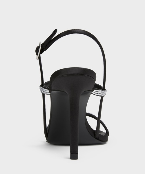 CHARLES & KEITH(チャールズ & キース)の「Arona アロナ メタリッククリスタルエンベリシュッドスティレットヒールサンダル(サンダル・レディース・アイボリー/シルバー/ブラック系その他2・23.5cm/23cm/22.5cm/22cm/26.5cm/25.5cm/25cm/24.5cm)」の8枚目の写真