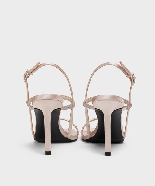 CHARLES & KEITH(チャールズ & キース)の「Arona アロナ メタリッククリスタルエンベリシュッドスティレットヒールサンダル(サンダル・レディース・アイボリー/シルバー/ブラック系その他2・23.5cm/23cm/22.5cm/22cm/26.5cm/25.5cm/25cm/24.5cm)」の14枚目の写真